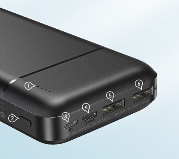 ⁦باوربانك سعة 20000 مللي أمبير من ريماكس⁩ - الصورة ⁦2⁩