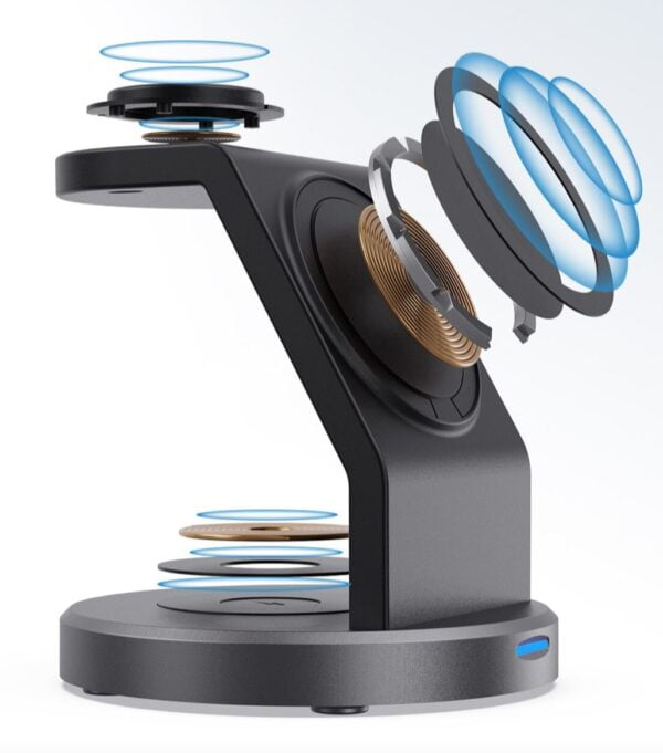 ⁦ستاند شحن وايرليس 3 في 1 لمنتجات ابل⁩ - الصورة ⁦6⁩