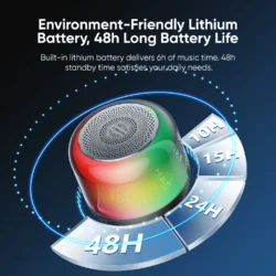 ⁦سبيكر بلوتوث صغير ماركة جوي روم⁩ - الصورة ⁦2⁩