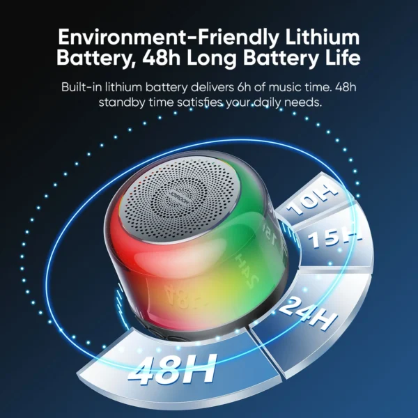 ⁦سبيكر بلوتوث صغير ماركة جوي روم⁩ - الصورة ⁦2⁩