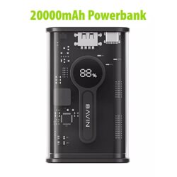 باوربانك 20 الف ملي أمبير شفاف