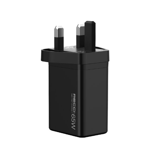 ⁦شاحن سريع 65 واط 3 منافذ مقبس ثلاثي⁩ - الصورة ⁦2⁩